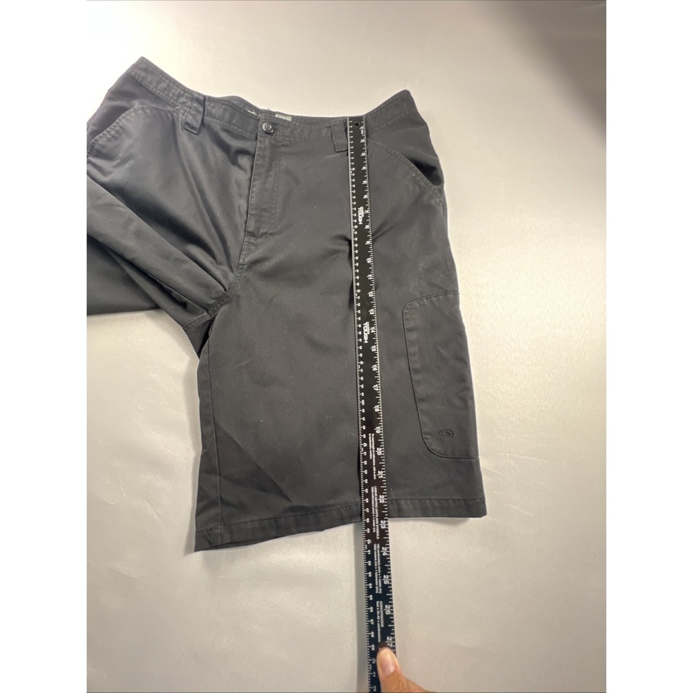 Gotcha Cargo Shorts Men's 38 Waist Black Chino 11 inch Inseam Vintage - Picture 6 of 14